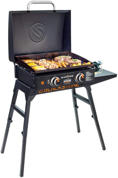 Griddle Blackstone Adventure-Ready with Hood, Legs, Adapter Hose