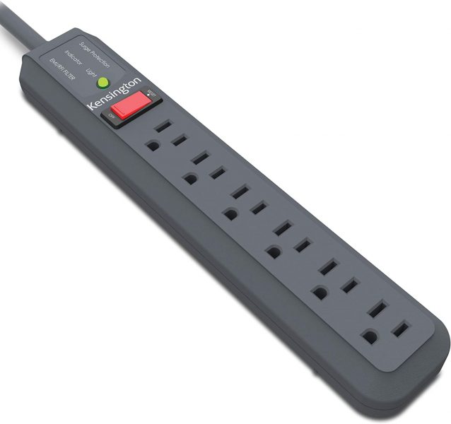 Kensington Guardian Comes With A Power Strip For 6 Outlets And 15-Foot Cord
