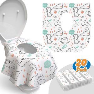 dinosaur print toilet seat cover