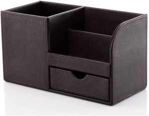 Leather Desk Organizer offered from Kingfom