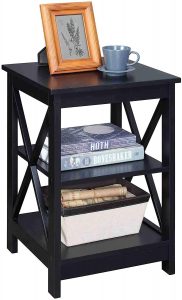 Modern Living Room Side Table – Natural Beauty Tech