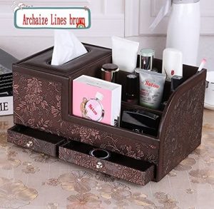 Natoo Leather Nightstand Organizer