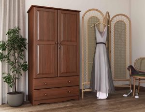 Palace Imports Armoires & Wardrobes - Wood & Solid with Mocha Color