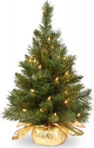 National Tree Company Pre-lit Majestic Fir Mini Christmas Tree 