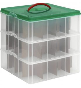 Snapware Snap ‘N Stack Christmas Ornament Storage