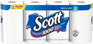 Scott 1000 Sheets Per Roll Toilet Paper