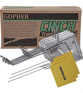 Cinch Gopher Mole Trap With Tunnel Marking Flag