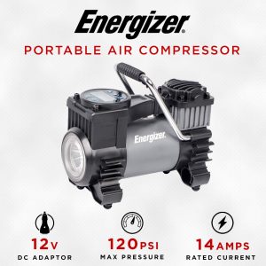 Energizer Portable Air Compressor with 120 Max PSI